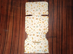 Colchoncito para cochecito BEIGE ANIMALITOS Y ARCOIRIS - comprar online
