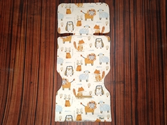 Colchoncito para cochecito BEIGE ANIMALITOS - comprar online