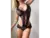 BODY MICROTUL VOLADITOS NEGRO