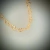 Colar choker de coração vazado banhado a ouro 18k -81691050 na internet