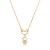 Colar com pingente de menino cravejado com microzircônias no corpinho banhado a ouro 18k - 29097029