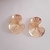 Brinco geometrico trabalhado em aros banhado a ouro 18k - 70115642 - Saline Semijoias
