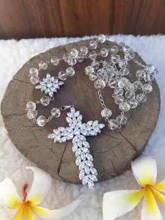 Terço de Noiva Luxo Zirconia - comprar online