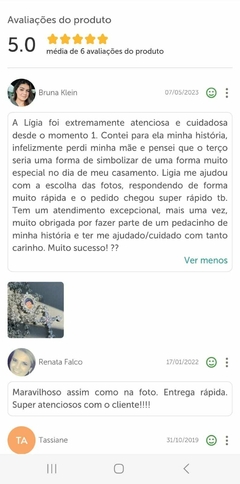 Terço de Noiva Luxo Zirconia com Relicário - comprar online