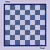 Tabuleiro De Xadrez Oficial Chess Blue 50x50 Verito