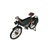 Miniatura Colecionável Bicicleta Verde E Preta Verito na internet
