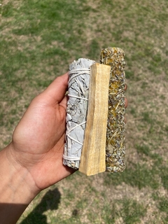Imagen de KIT VELA RITUALIZADA + PALO SANTO + ATADO