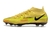 Chuteira Nike Phantom GT2 Elite Campo Cano Alto Dourada