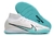 Chuteira Nike Zoom Mercurial Superfly 9 Elite Futsal Cano Alto Branca/Azul