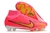 Chuteira Nike Zoom Mercurial Superfly 9 Elite Campo Rosa