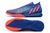Chuteira Adidas Predator Edge Sem Corda Futsal Azul/Vermelha na internet