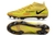 Chuteira Nike Phantom GT2 Elite Campo Cano Alto Dourada - loja online