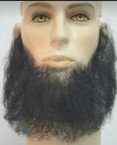 Barba de Cabelo Natural Importado enraizado fio a fio