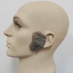Costeleta de Cabelo Importado em microtela enraizado fio a fio