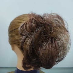 Aplique de Coque Com Tic Tac de Fio Semi Natural ( Sintético Especial ( Que Imita Cabelo )
