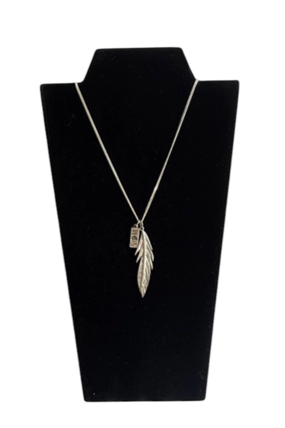 Colar Som Pena Prata