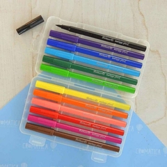 Marcadores Punta Pincel Pelikan - Magenta
