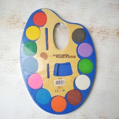 Paleta de acuarelas x12 - Magenta