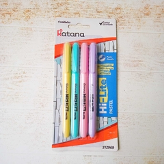 Resaltador pastel x4 Katana