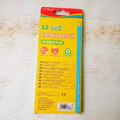 Lápices escolares x12 plastic wood - comprar online
