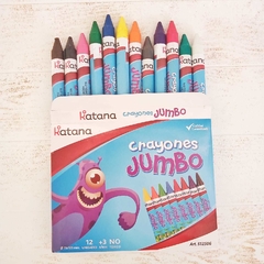 Crayones jumbo x6 x12 katana
