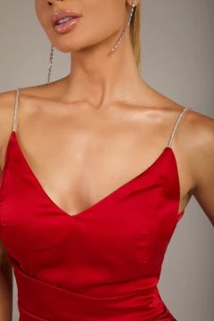 Vestido cetim Erica - comprar online