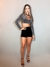 CROPPED PARTY HOT PRATA - comprar online