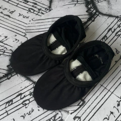 Zapatillas de lona elastizada NEGRA - comprar online