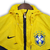 Imagem do Blusa Corta Vento Seleção Brasileira Nike Masculina - Amarelo e Azul