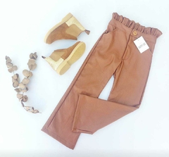 PANTALON ENGOMADO CHOCOLATE