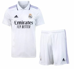Kit infantil Real Madrid I 22/23 - Nike - Branco