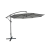 SOMBRILLA LATERAL JARDÍN ALUMINIO COLOR GRIS O NATURAL - comprar online