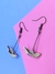 Aretes Barcos de Papel Estilo Origami