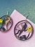 Aretes Arracadas de Papel Temática Edgar Allan Poe - comprar en línea