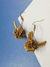 Aretes Snitch Dorada de Origami