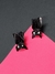 Aretes Murciélagos Estilo Broquel de Origami