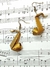 Aretes Saxofón estilo origami - comprar en línea