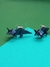 Aretes Triceratops de Origami