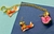 Aretes Trepadores de Peces Koi y flor de loto