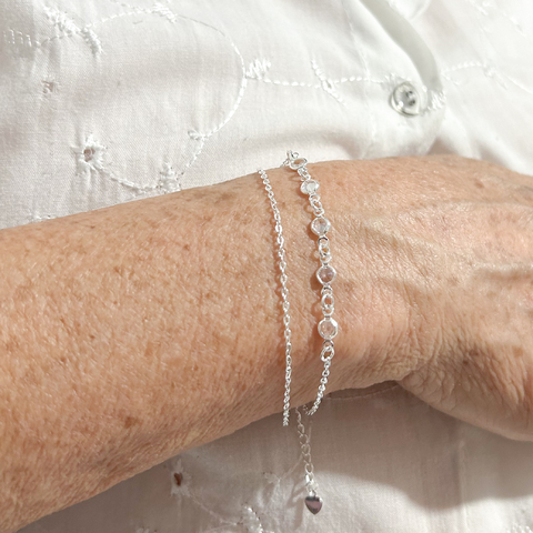 Pulseira Dupla Ponto de Luz