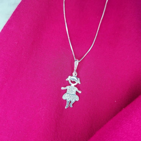 Colar Menina Cravejado