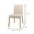 Cadeira Verona Estofada - comprar online