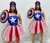 Vestido CAPITÁN AMERICA mod.2 Unitalla (abarca ch y m ) INCLUYE LO DE LA IMAGEN
