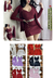 Conjunto mod.350 unitalla falda short,saco y top
