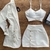 Conjunto mod.350 unitalla falda short,saco y top - tienda en línea