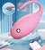 Juguete s3xu4l vibrador para dama en forma de ballena 