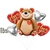Globos de oso con corazones