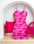 Vestido floreado mesh mod.LU1813 - comprar en línea