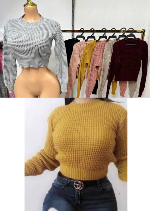 Suéter liso mod.C16 Unitalla( abarca ch y m )