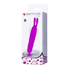 VIBRADOR CONEJITO 10 FUNCIONES SILICONA